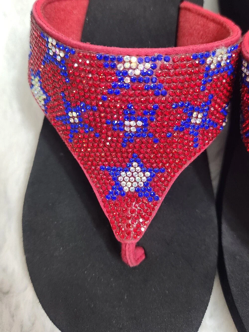 MIXIT Beaded Stars Platform Sandals